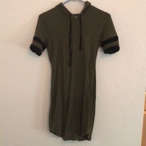 Hooded T-Shirt Dress